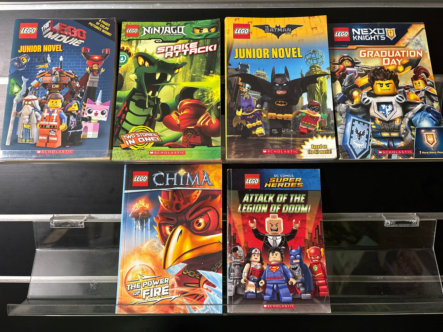 LEGO STORYBOOK Assorted Standalone Titles Bundle of 6 (Min. fair condition)