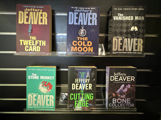 DEAVER, Jeffery - Bundle of 6 - Assorted Titles in the Lincoln Rhyme Series (Min.Fair Condition)
