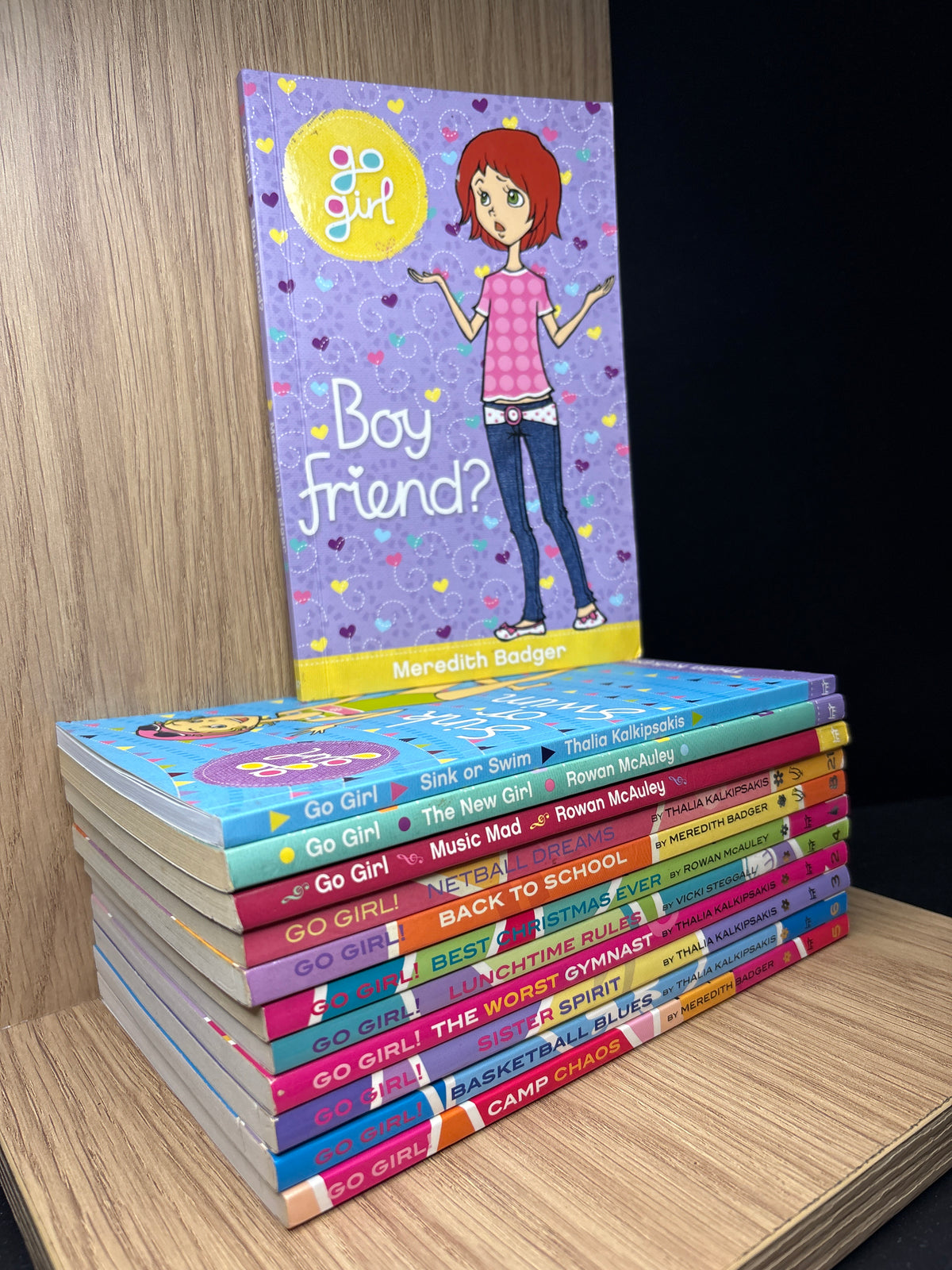 'GO GIRL' Series Assorted titles Bundle of 12 (Min fair Condition)