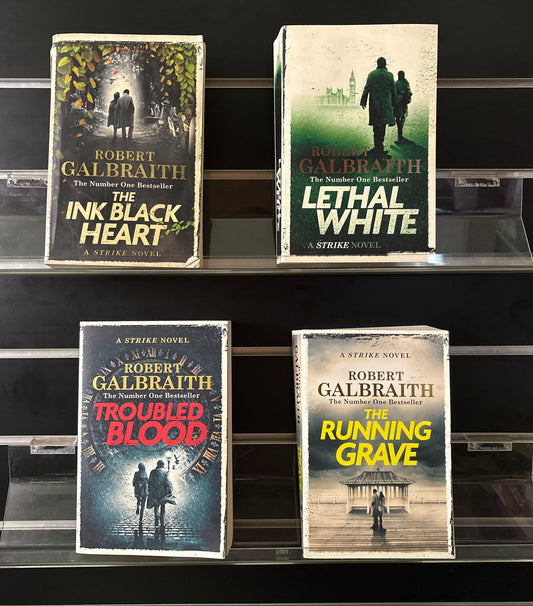 GALBRAITH, Robert 'Comoran Strike' Series Books #4 - 7 Bundle of 4 (Min. fair condition)