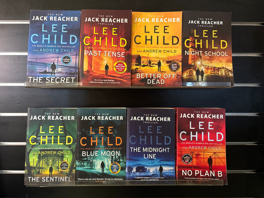 CHILD, Lee - Bundle of 8 - Standalone Titles in Jack Reacher Series (Min. fair condition)