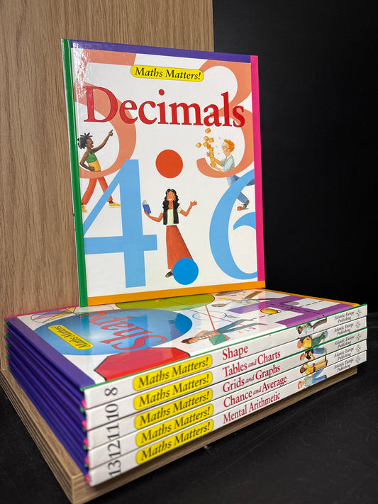 MATHS MATTERS Books #6,8, 10-13 Bundle of 6 (Min. good condition)