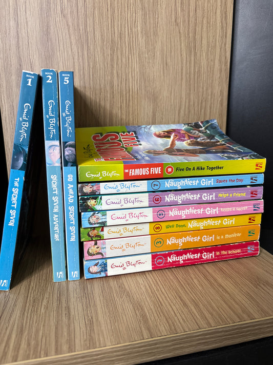 BLYTON, Enid Assorted Classic Titles Bundle of 10 (Min. Fair condition)