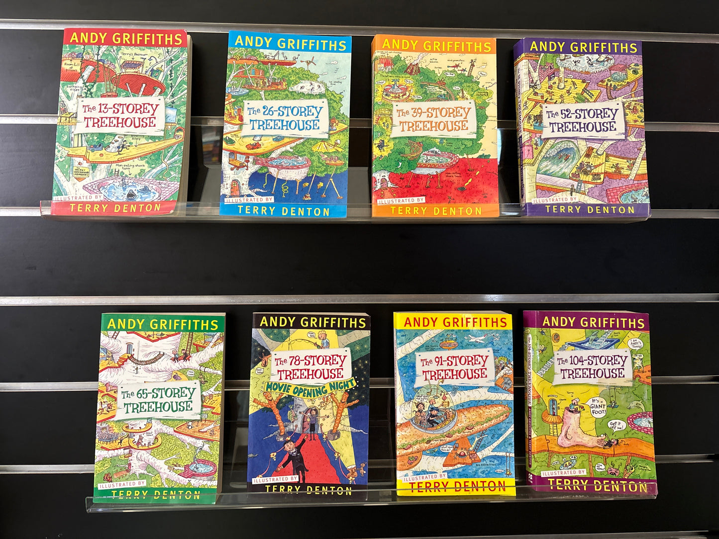 GRIFFITHS, Andy: 'Treehouse Series' Bundle of 8 Titles: #1-8 (Min good condition)