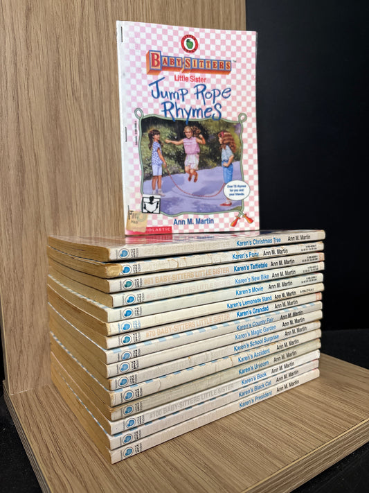 MARTIN, Ann M. 'The Babysitters Little Sister' Assorted Titles plus Bonus Book Bundle of 16 Plus  (Min. fair condition)