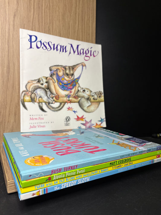 SCHOLASTIC PRESS SERIES Assorted Standalone Titles + Bonus 'Possum Magic' by Mem Fox Bundle of 5 (min. good condition)