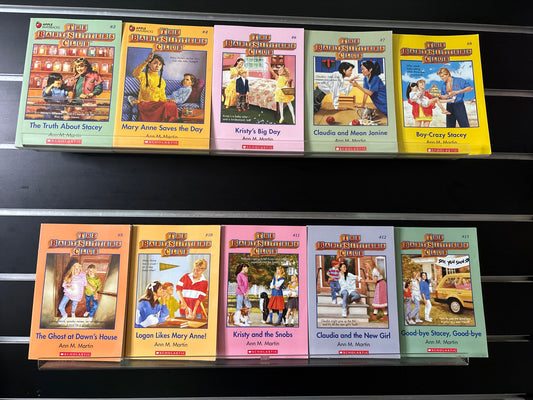 MARTIN, Ann M. 'The Babysitter's Club' Books #3,4 and #6-13 Bundle of 10 (Min. fair condition)