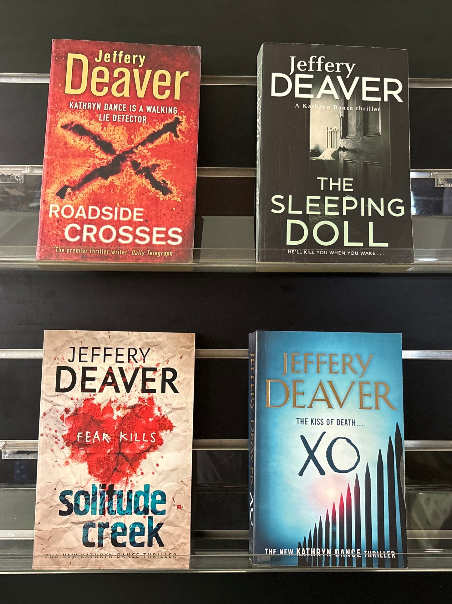 DEAVER, Jeffery 'Kathryn Dance' Complete Series Bundle of 4 (Min. fair condition)