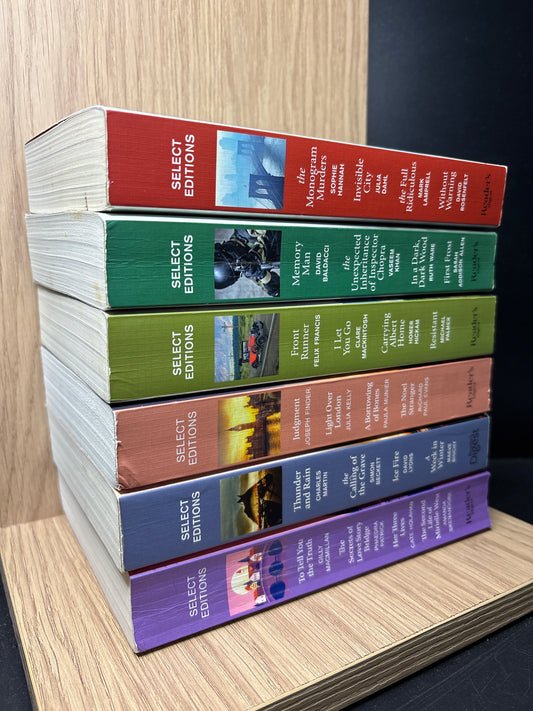READER'S DIGEST 'Select Editions' 4-in-1 Condensed Stories Bundle of 6 (Min. fair condition)