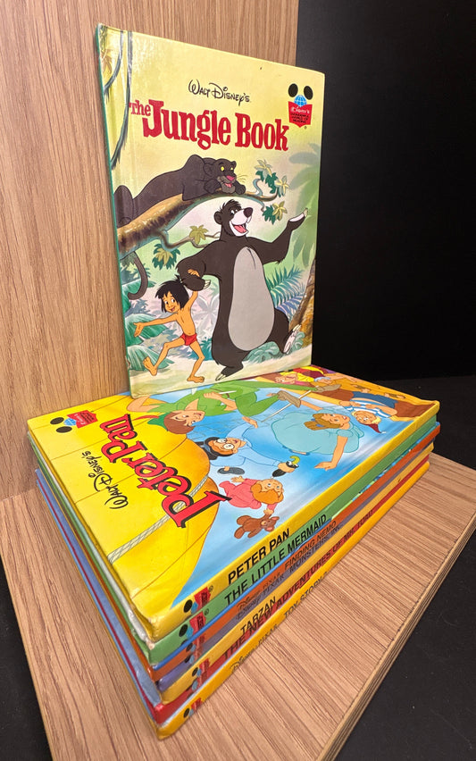 WALT DISNEY - Bundle of 8 - Assorted 'Wonderful World of Reading' Titles (Min. fair condition)