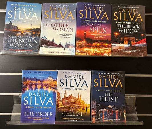 SILVA, Daniel 'Gabriel Allon' Series Assorted Titles Bundle of 7 (min. fair condition)