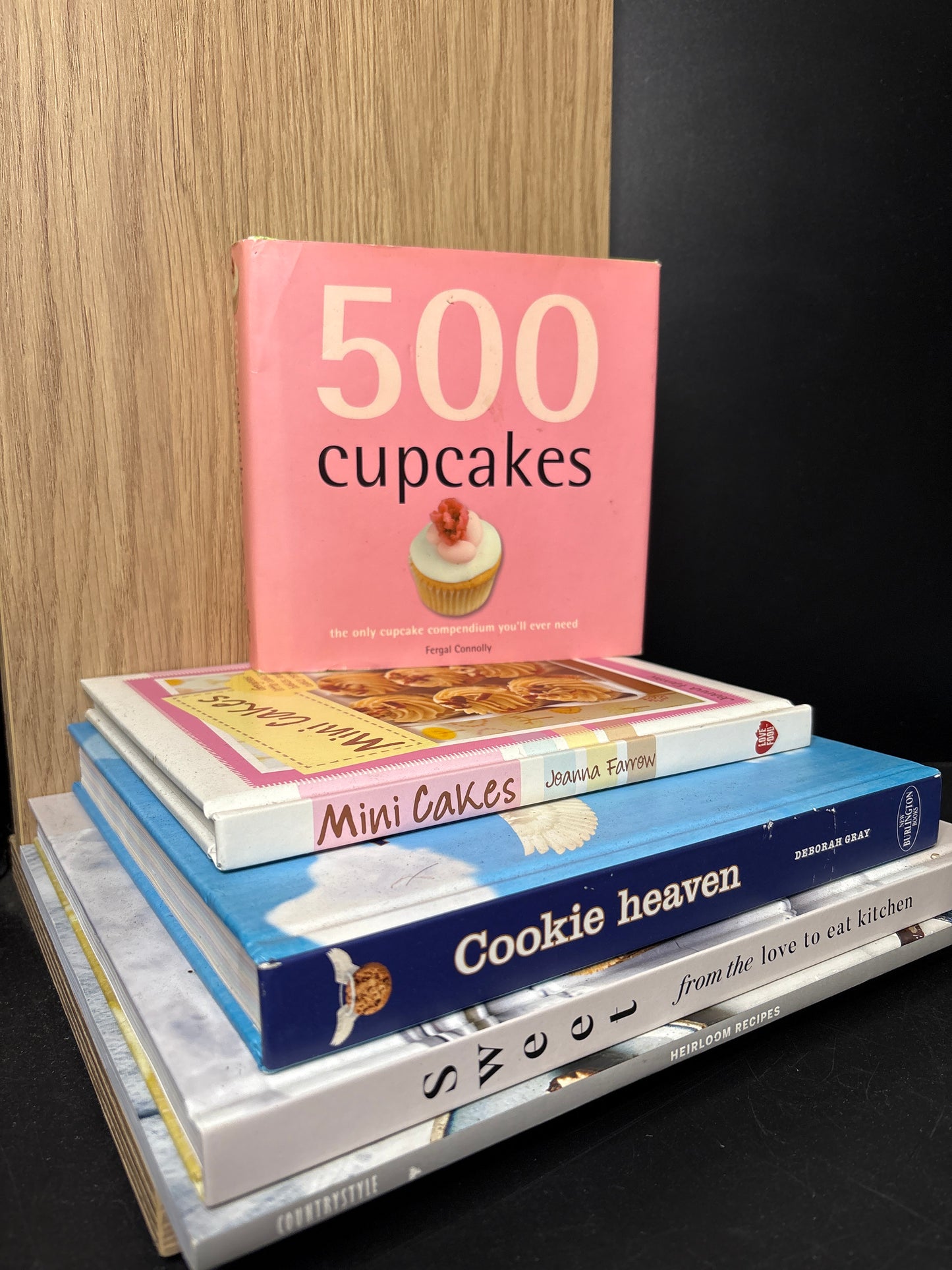 DESSERT COOKBOOKS Assorted Titles Bundle of 5 (Min. Fair condition)