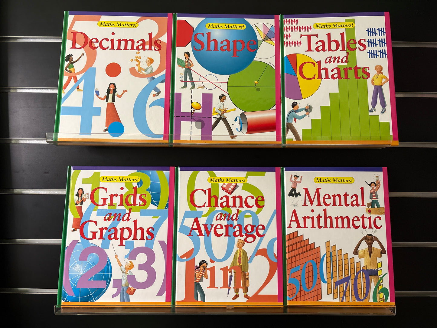 MATHS MATTERS Books #6,8, 10-13 Bundle of 6 (Min. good condition)