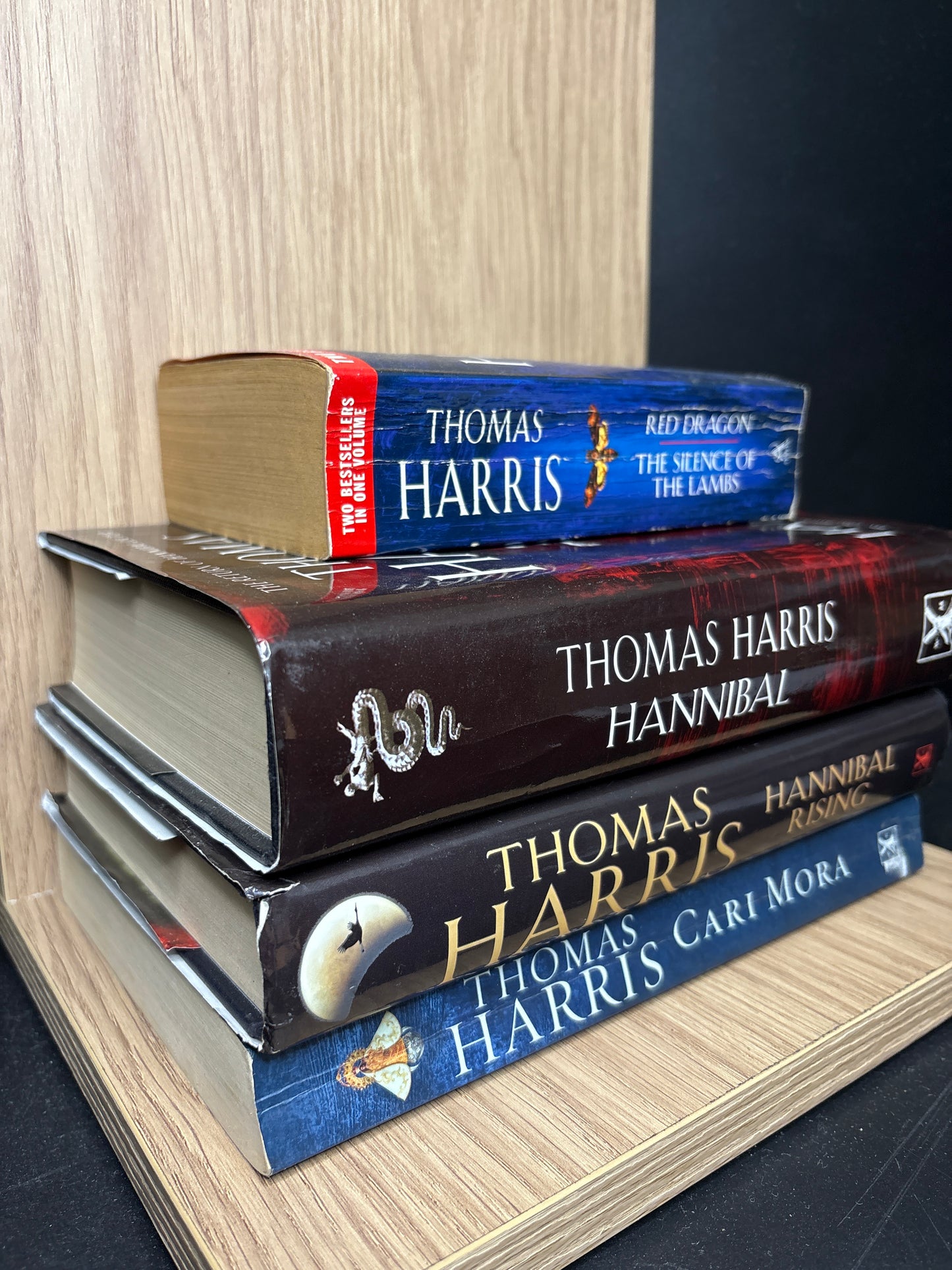 HARRIS, Thomas 'Hannibal Lector' Complete Series plus Bonus Book Bundle of 4 (Min fair condition)