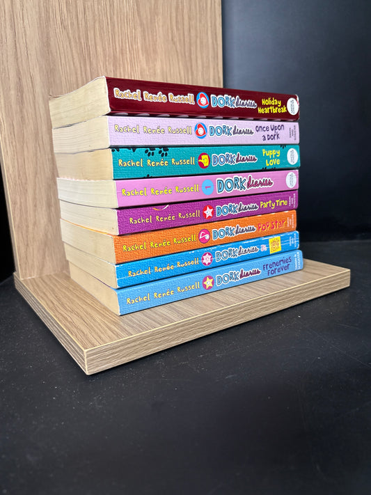RUSSELL, Rachel Renée - Bundle of 8 - Assorted Titles in The Dork Diaries Series (Min. fair condition)