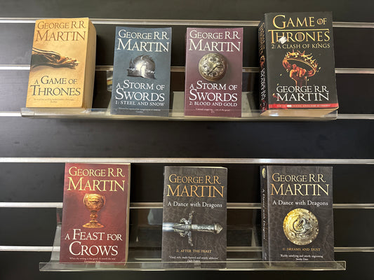 MARTIN, George R.R: A Song of Ice & Fire Complete Series Bundle of 7  (Min. fair condition)