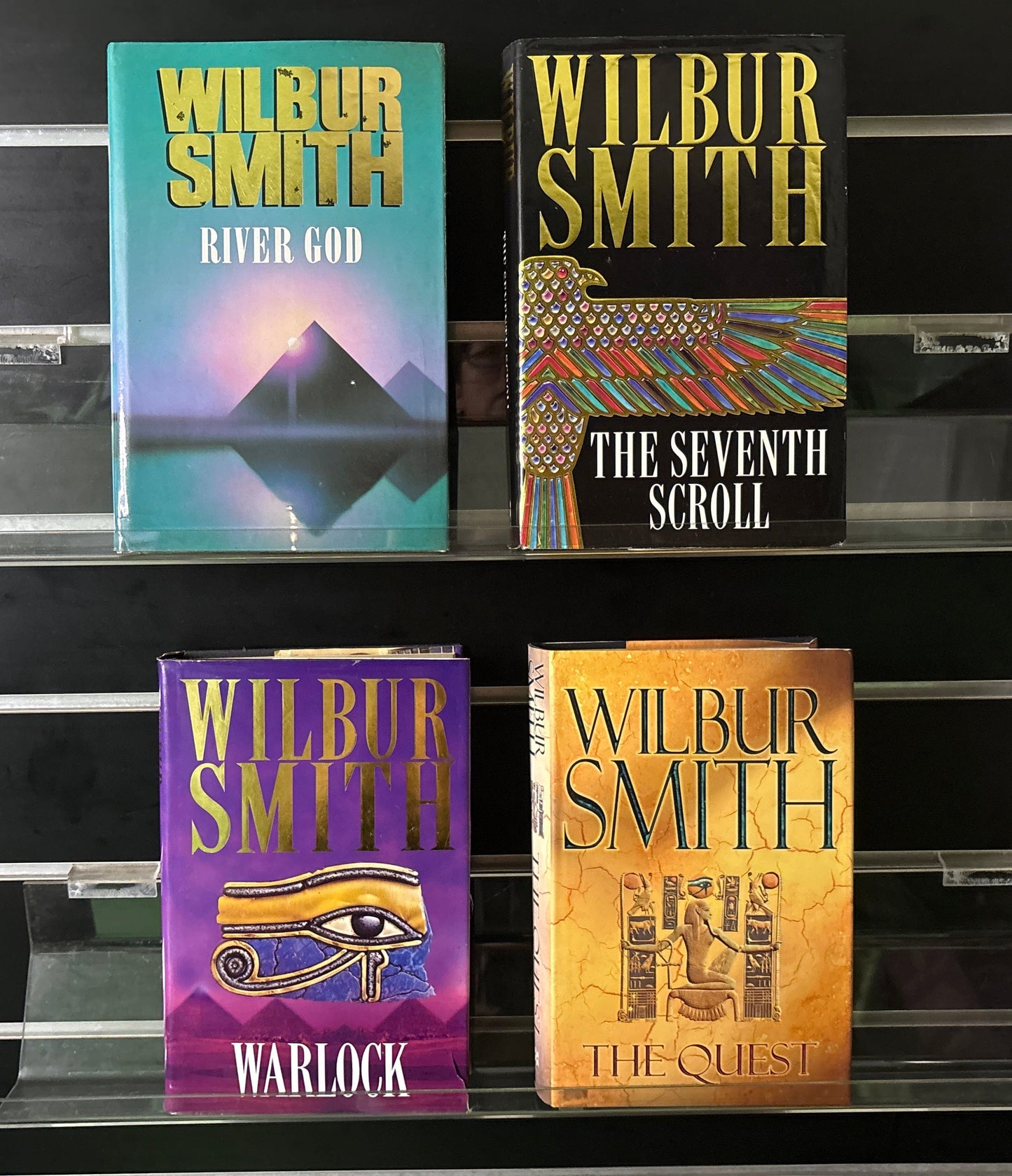 SMITH, Wilbur 'Ancient Egypt' Books #1-4 Bundle of 4 (Min. fair condition)
