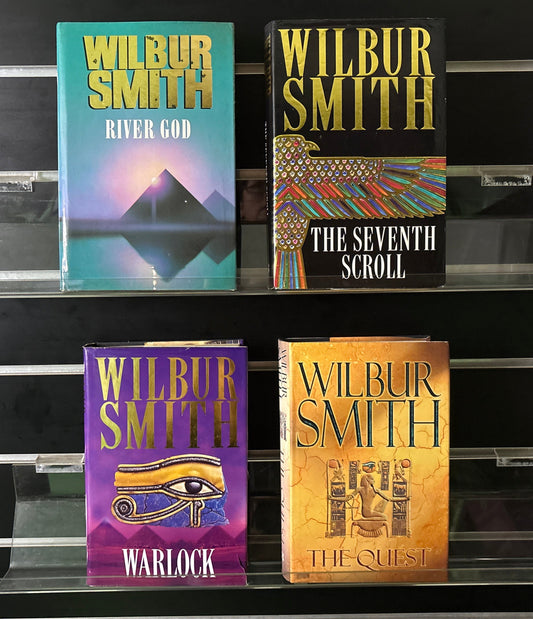 SMITH, Wilbur 'Ancient Egypt' Books #1-4 Bundle of 4 (Min. fair condition)