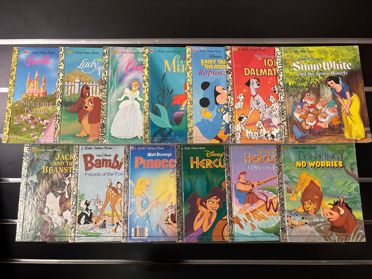 LITTLE GOLDEN BOOKS Assorted Standalone Titles Bundle of 13 (Min. fair condition)
