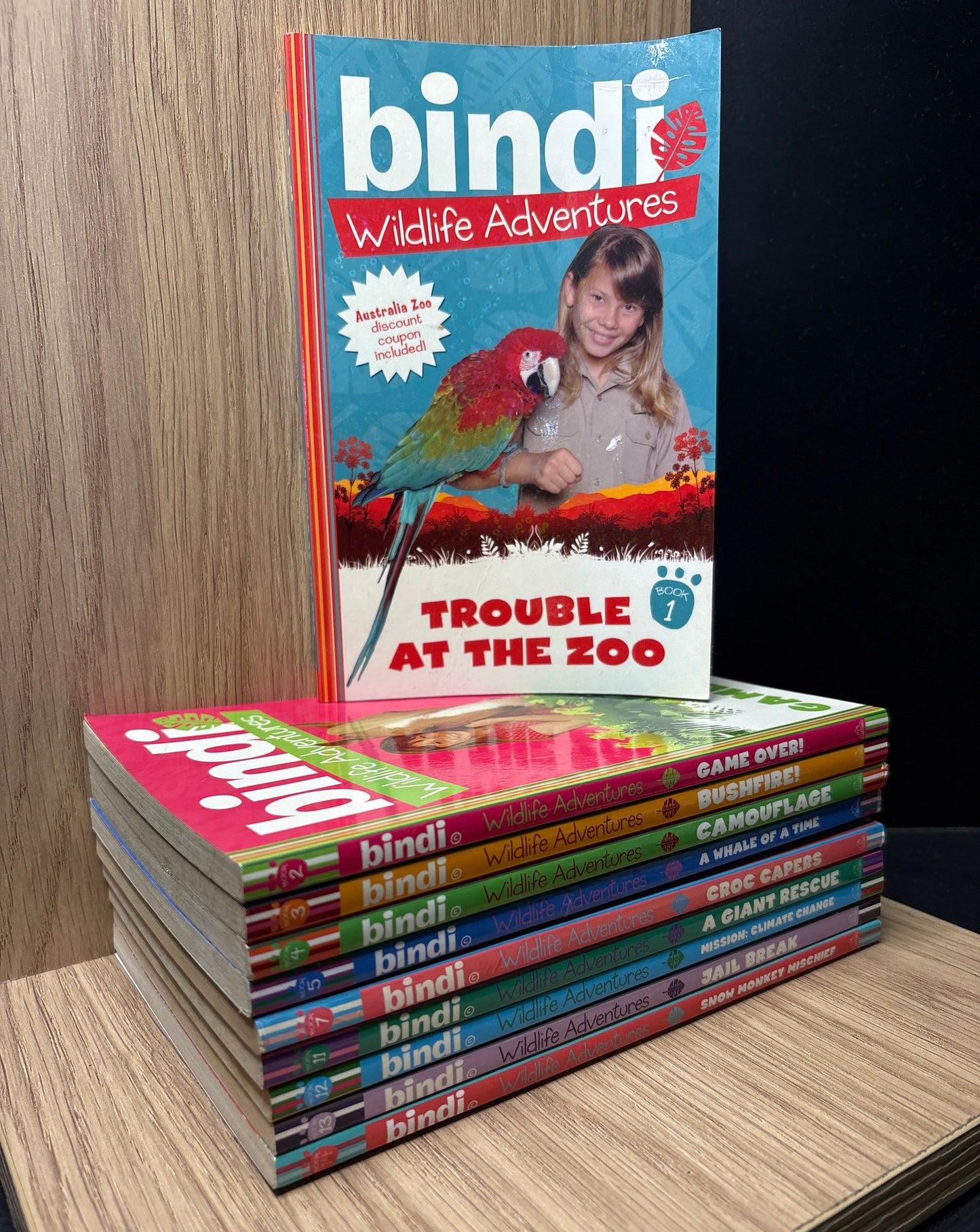 BINDI WILDLIFE ADVENTURES Assorted Titles Bundle of 10 (Min. fair condition)
