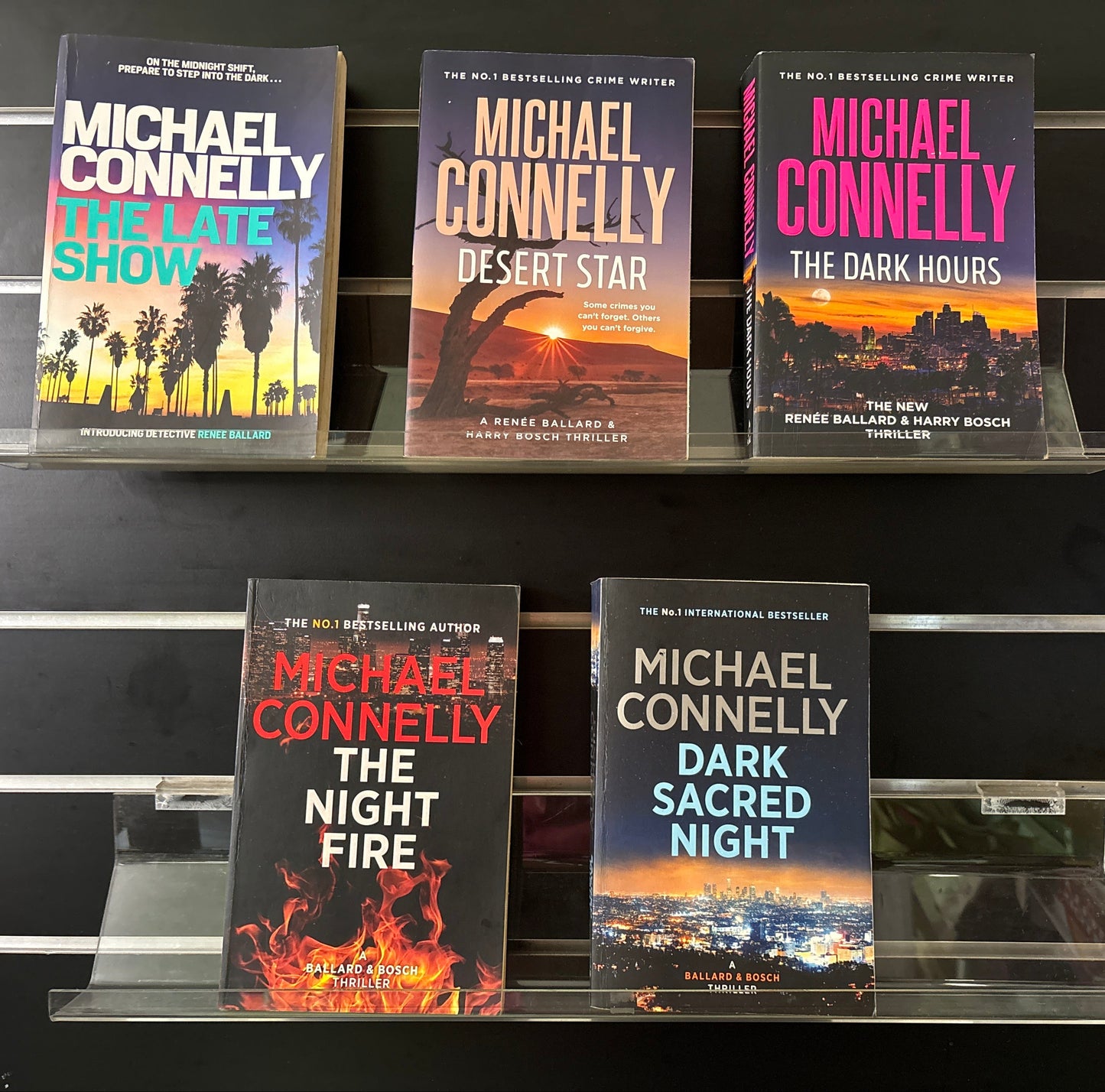 CONNELLY, Michael "Renee Ballard" Books #1-5 Bundle of 5 (Min Fair Condition)