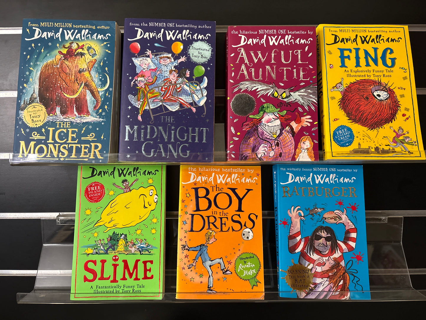 WALLIAMS, David Assorted Standalone Titles Bundle of 7 (Min. fair condition)