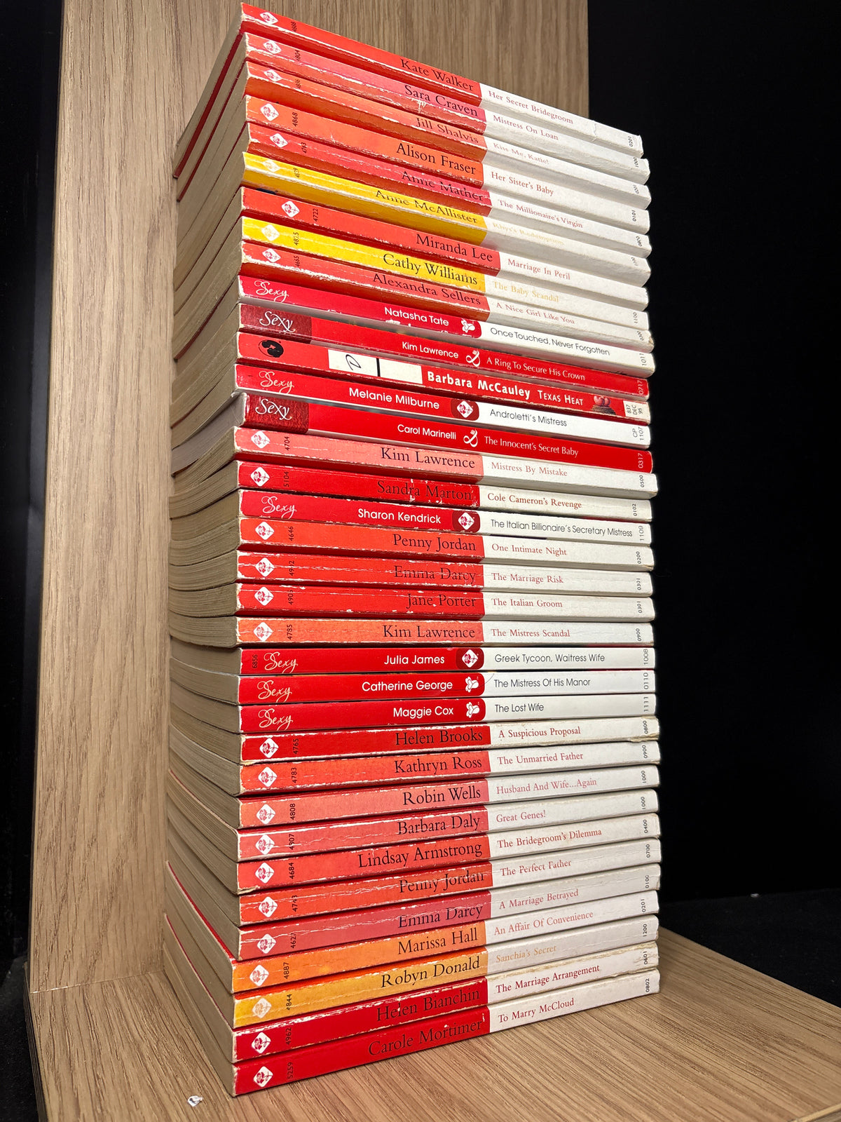 MILLS + BOON Sexy Assorted Standalone Titles Bundle of 35 (Min. fair condition)