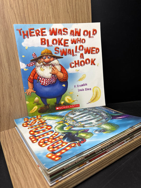 SCHOLASTIC Picture Books - Bundle of 10 Titles / Assorted Authors (Min. fair condition)
