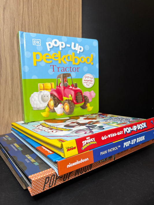 KIDS POP UP BOOKS Assorted Titles Bundle of 5 (Min. good condition)