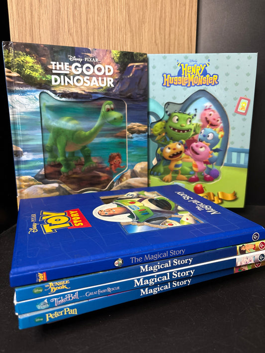 DISNEY PIXAR 'Magical Story' Assorted Titles Bundle of 6 (Min. good condition)