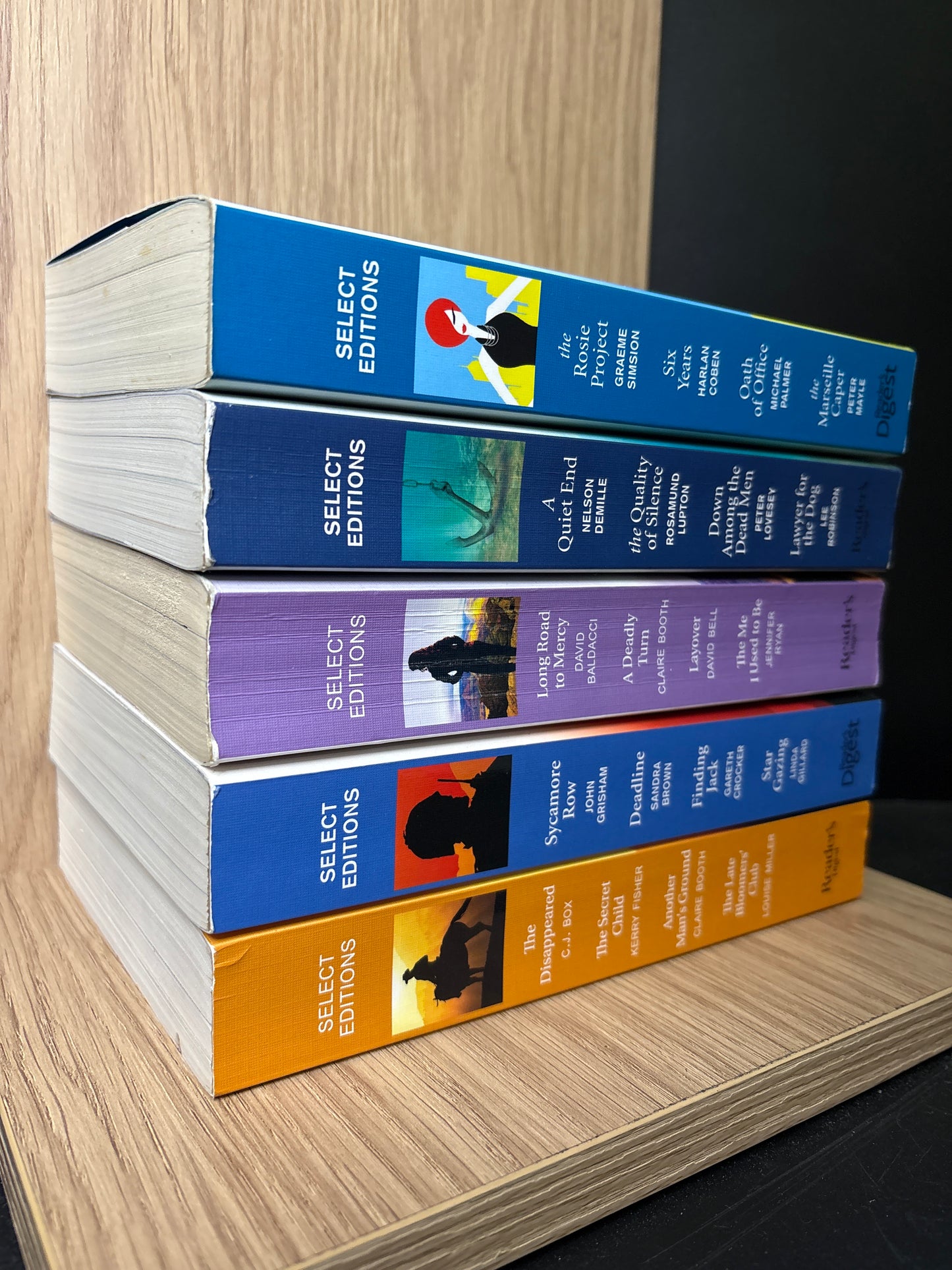 READER'S DIGEST 'Select Editions' 4-in-1 Condensed Stories Bundle of 5 (Min. good condition)