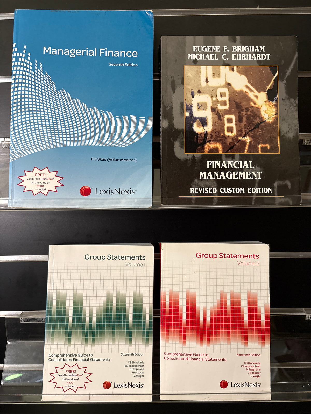 FINANCE MANAGEMENT Assorted Standalone Titles Bundle of 4 (Min. good condition)