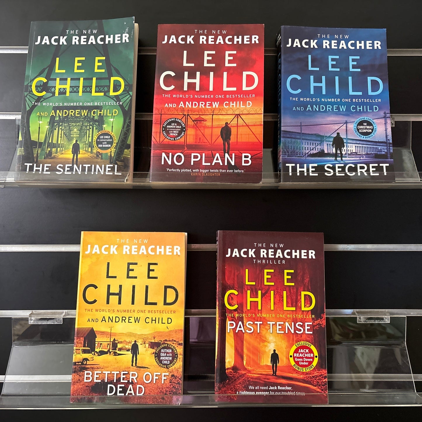 CHILD, Lee 'Jack Reacher' Series Assorted Titles Bundle of 5 (Min fair condition)
