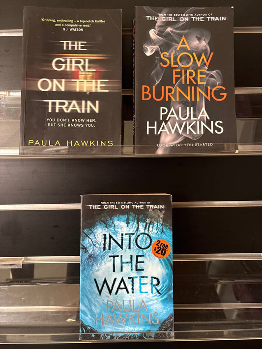 HAWKINS, Paula 'The Girl on the Train' and 2 follow ups Bundle of 3 (Min. fair condition)