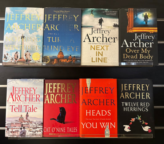 ARCHER, Jeffery - Bundle of 8 - Assorted Titles (min. fair condition)