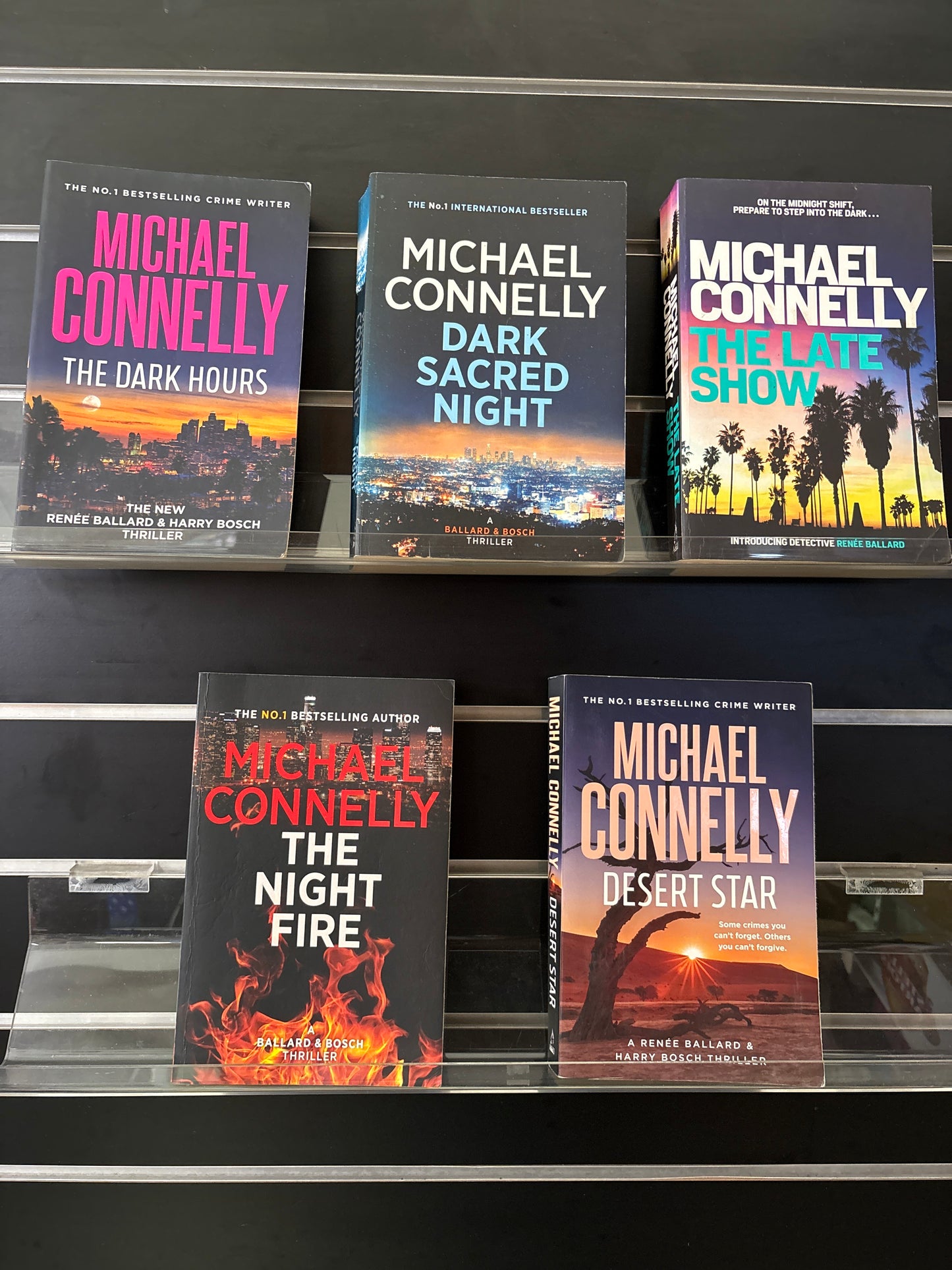 CONNELLY, Michael: 'Ballard & Bosch' Series Bundle of 5 (Min. fair condition)