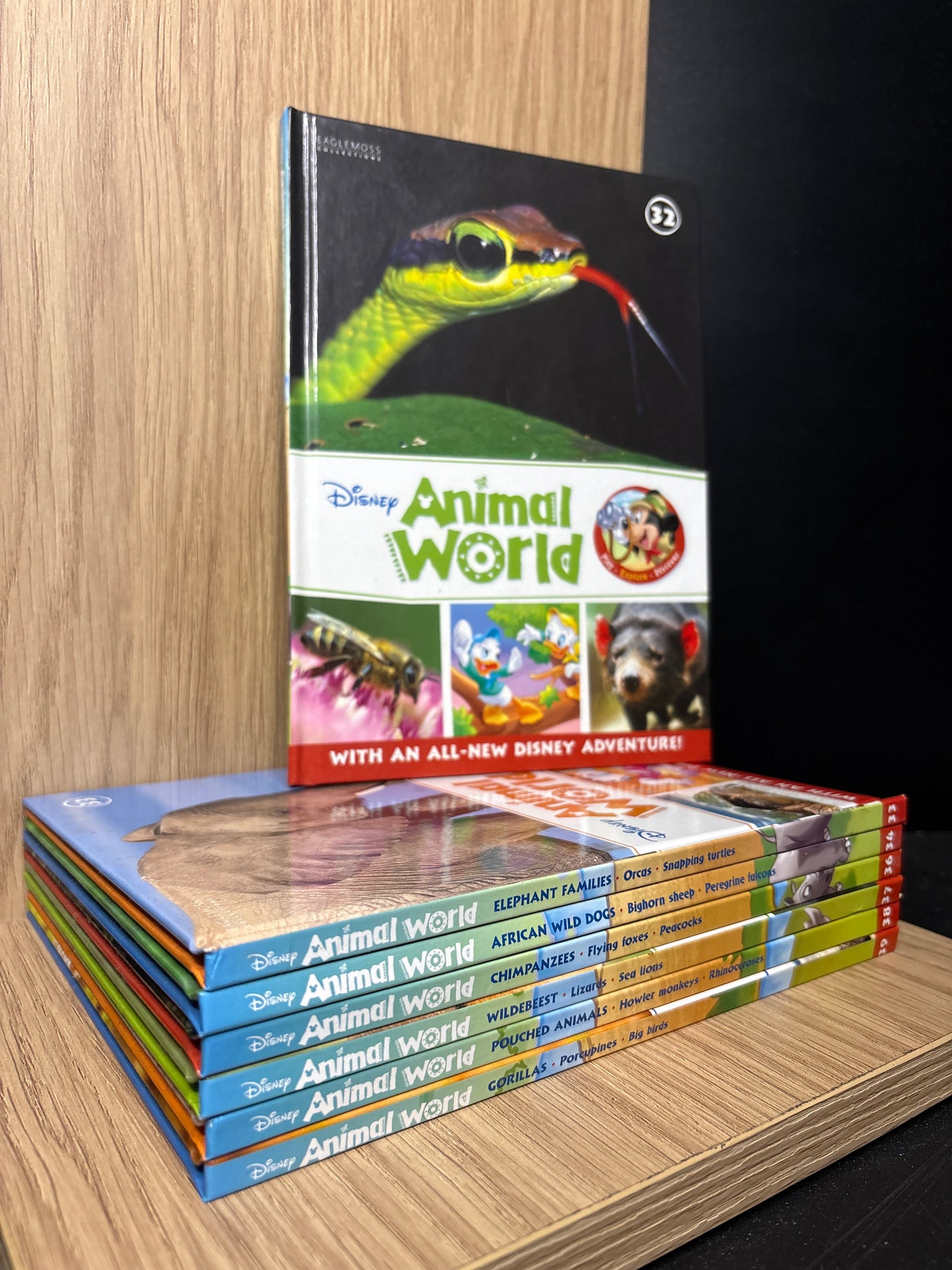DISNEY ANIMAL WORLD Assorted Standalone Titles Bundle of 7 (Min. good condition)