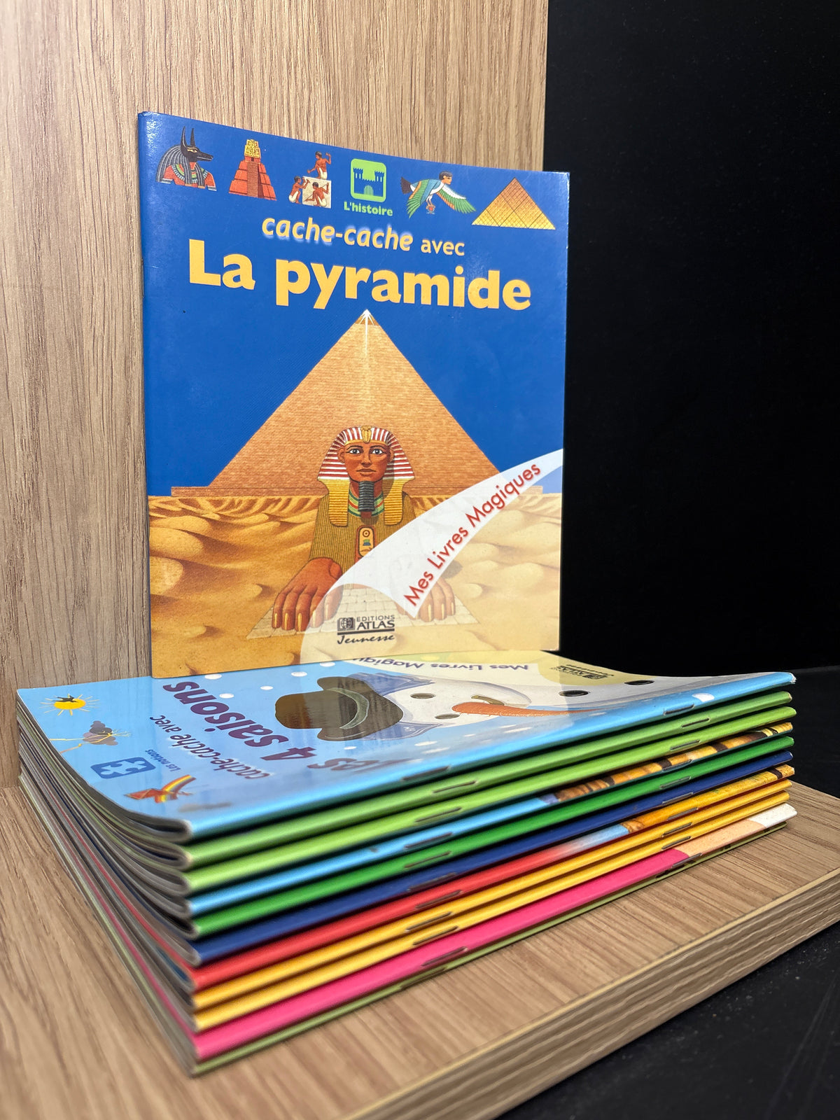 FRENCH 'Mes Livres Magique- Cache-cache avec...' Assorted Standalone Titles Bundle of 12 (Min. good condition)