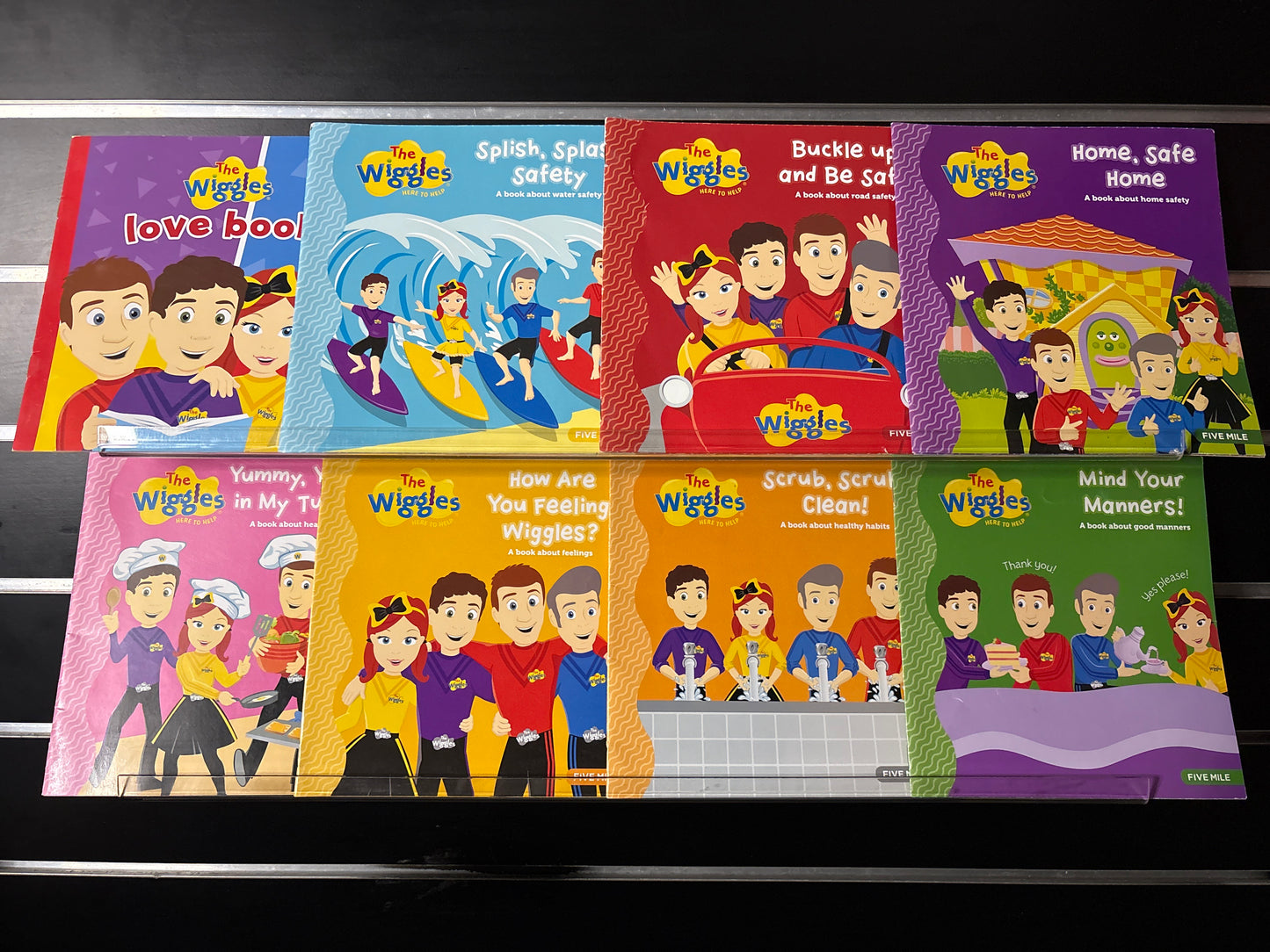 THE WIGGLES Assorted Titles Bundle of 8 (Min. good condition)