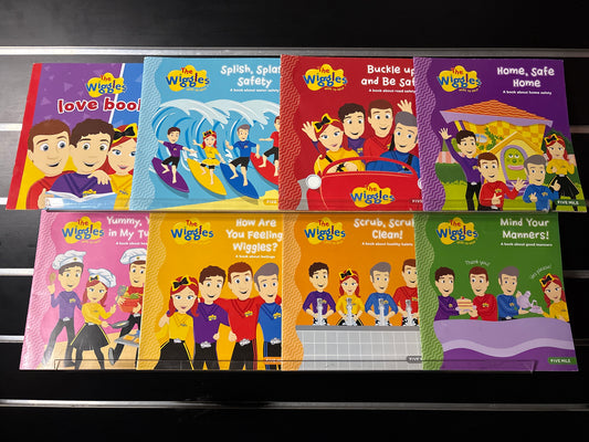 THE WIGGLES Assorted Titles Bundle of 8 (Min. good condition)