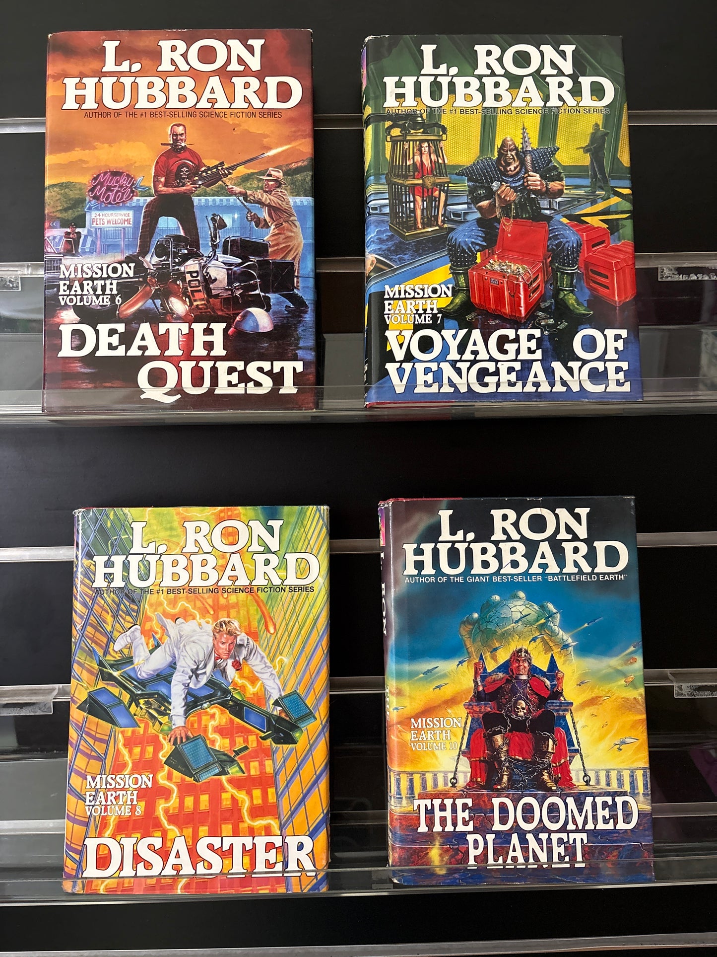 HUBBARD, L. Ron 'Misson Earth' Assorted Titles Bundle of 4 (Min. fair condition)