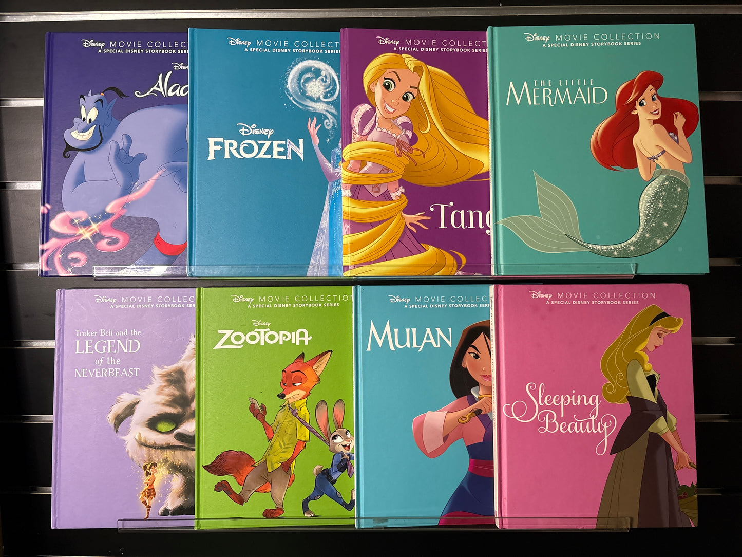 DISNEY MOVIE COLLECTION 'Storybook Series' Assorted Titles Bundle of 8 (Min. good condition)