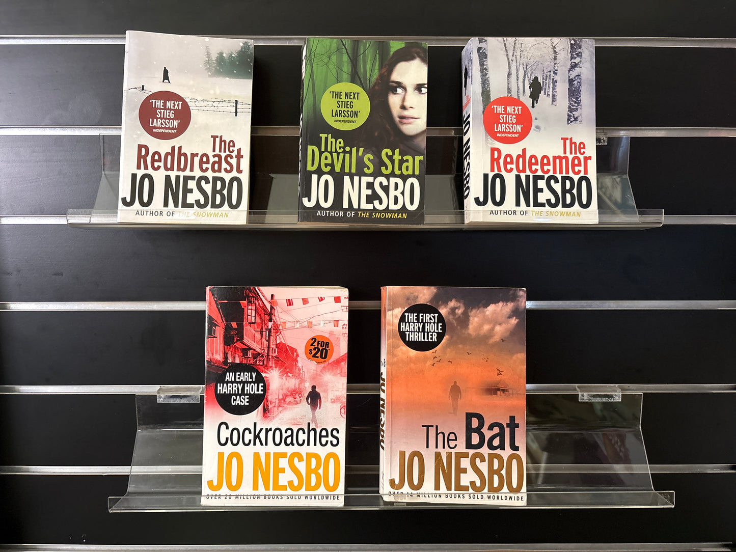NESBO, Jo 'Harry Hole' Series - Selected Early Titles Bundle of 5 (Min. good condition)