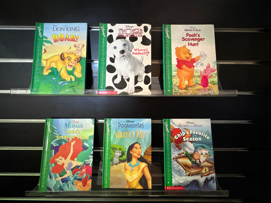 DISNEY First Readers - Bundle of 6 - Level 1 (Min. Good condition)