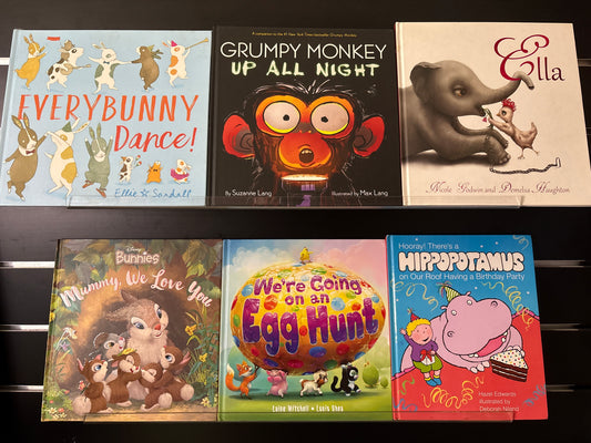 PICTURE BOOK BUNDLE Assorted Standalone Titles Various Authors Bundle of 6 (Min. good condition)
