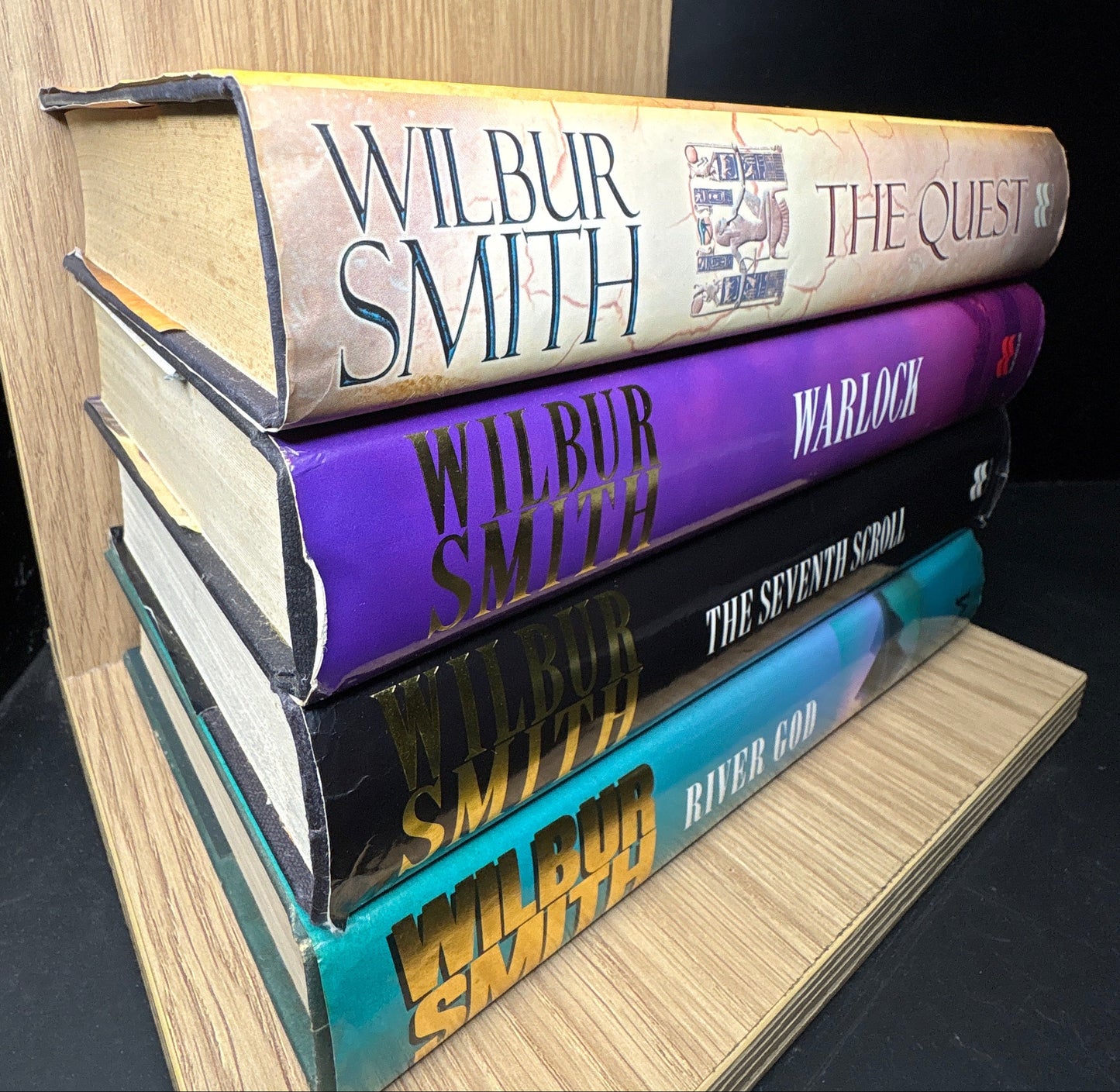 SMITH, Wilbur 'Ancient Egypt' Books #1-4 Bundle of 4 (Min. fair condition)