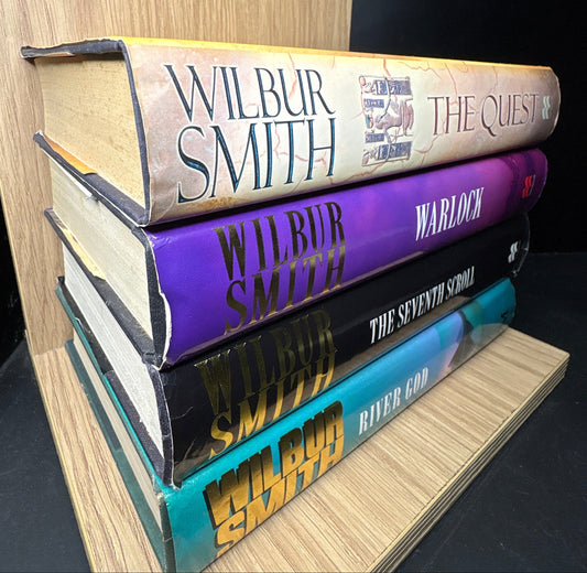 SMITH, Wilbur 'Ancient Egypt' Books #1-4 Bundle of 4 (Min. fair condition)
