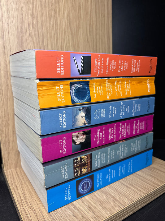 READER'S DIGEST 'Select Editions' 4-in-1 Condensed Stories Bundle of 6 (Min. good condition)