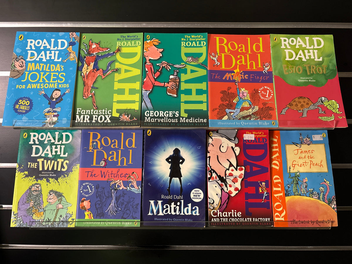 DAHL, Roald Assorted Standalone Titles Bundle of 10 (Min. fair condition)