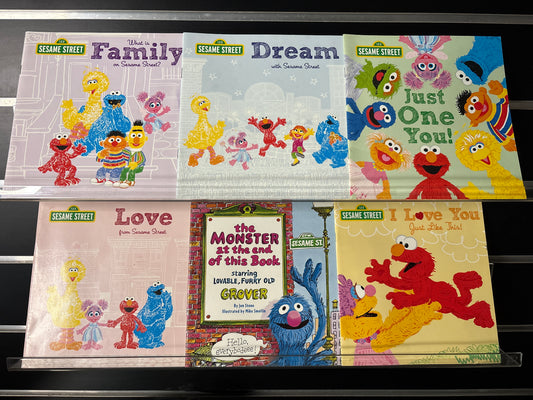 SESAME STREET Assorted Titles Bundle of 6 (Min. Good condition)
